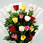 Colours Of Spring Roses Bouquet