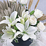 Luxury White Lily Ensemble Flower Bouquet