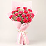 Make You Mine Carnations Bouquet & Ferrero Rocher Box