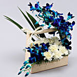 Mesmerising Orchids and Carnations Arrangement