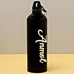 Personalised Name Black Bottle