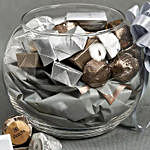 Glass Bowl Of Patchi Chocolates