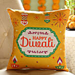 Colourful Diwali Wishes Cushion