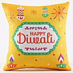 Colourful Diwali Wishes Cushion