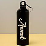 Personalised Name Black Bottle