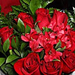 Beauty Of Red Flowers Bouquet