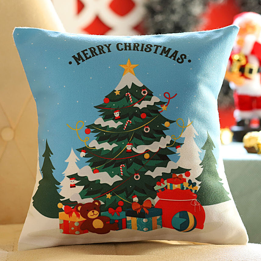 Christmas Tree Printed Cushion