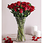 Scarlet Love Rose Vase