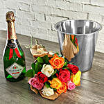 Mixed Roses Jc Le Roux And Ice Bucket