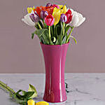 Tulips In Pink Flair