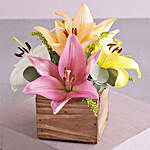 Wooden Variety Lily Blossoms