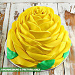 Yellow Lemon Rose Cake
