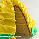Yellow Lemon Rose Cake