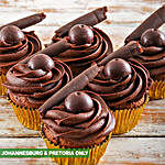 Dark Chocolate Lindt Cupcakes