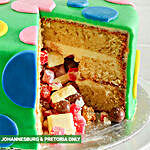 Green Polka Dot Pinata Cake 20cm