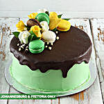 Lime Green Macaroon Cake