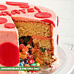 Pink Strawberry Polka Dot Pinata Cake 20cm