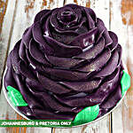 Purple Blueberry Rose Cake