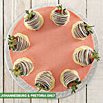 Strawberry and Vanilla Naked Cake