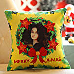 Personalised Xmas Wishes For Her Cushion