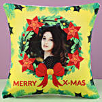 Personalised Xmas Wishes For Her Cushion