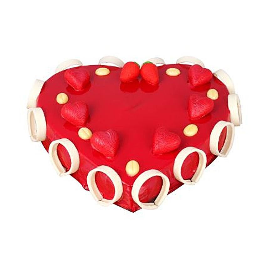 Hearty Valentine Cake