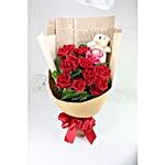 Romantic Rose Bouquet With Ferrero Rocher