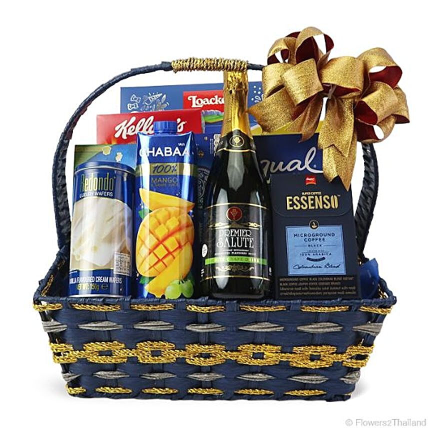 Cheers To Happiness Gift Basket