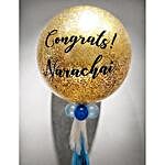 Personalised Gold Confetti Balloon Pack