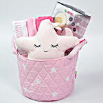 Cutest Newborn Gift Basket Pink