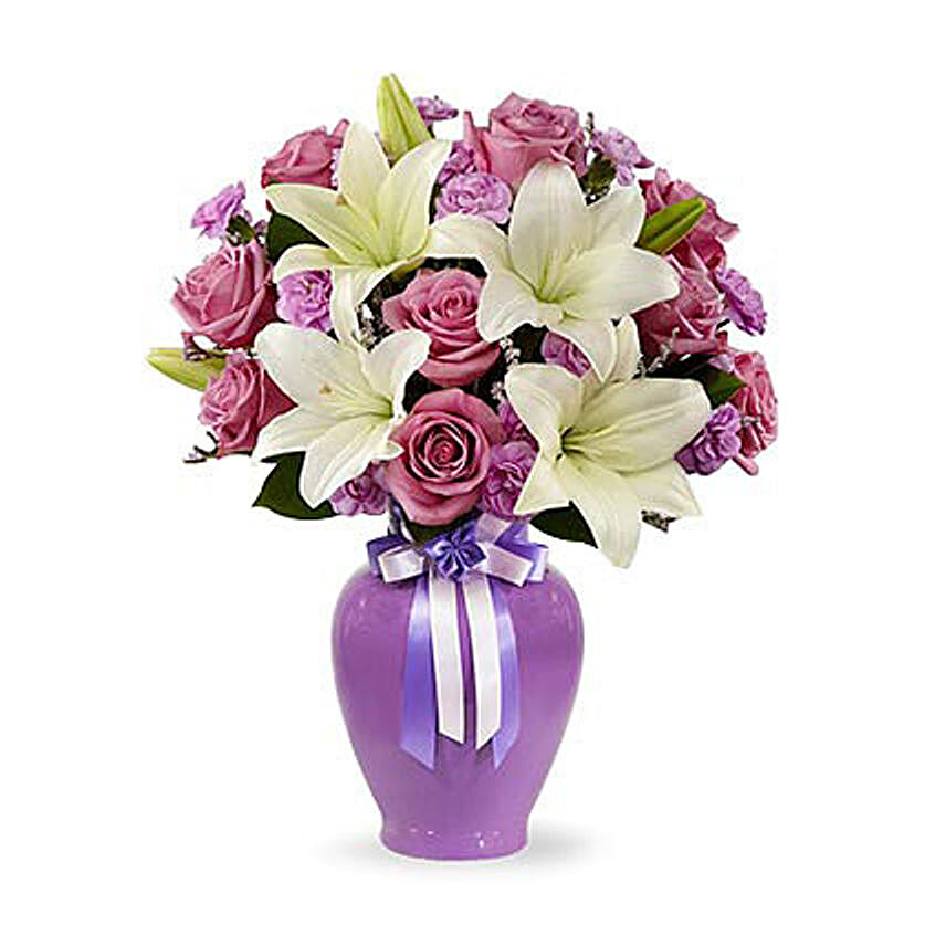 Lavender Mixed Flower Bouquet