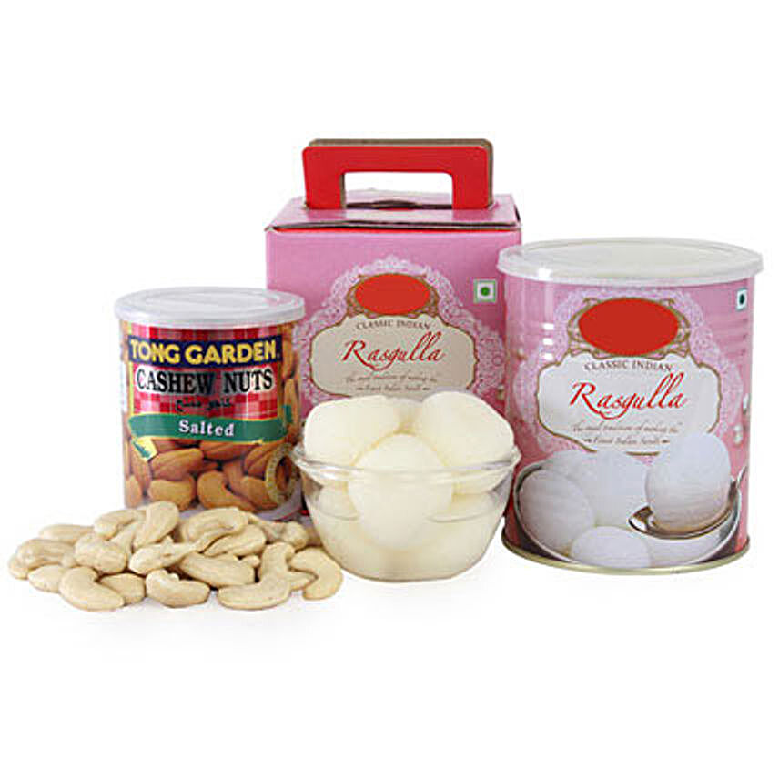 Rasgulla With Cashews UAE