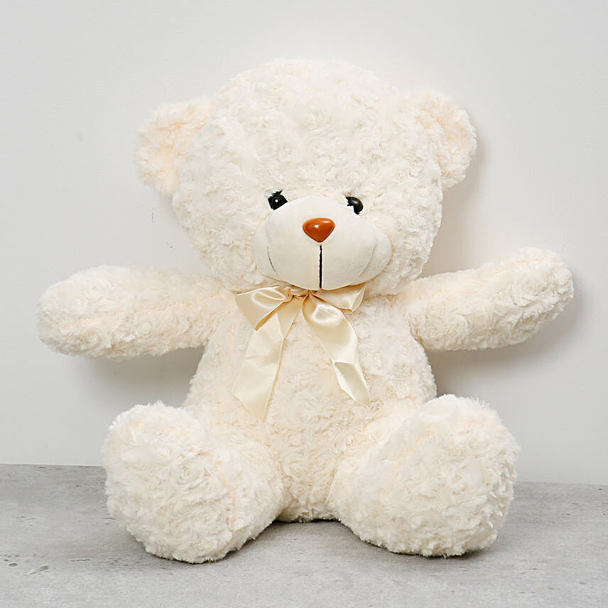 Adorable White Teddy Bear