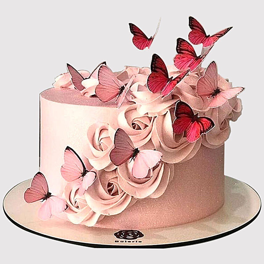 Glamorous Butterfly Chocolate Cake