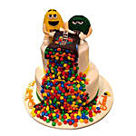 Colourful chocolate chips Cake