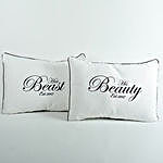 Beauty N Beast Personalized Pillow Covers