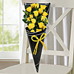 18 Yellow Roses Bunch