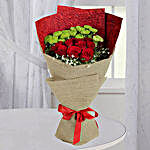 Love Red Roses Bunch