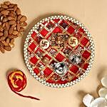 Pooja Thali With 250gms Almonds