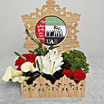 Carnations and Lilies in Basket