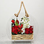 Roses and Tulips Flower Arrangement