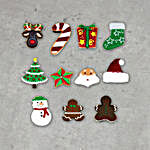 Colourful Christmas Cookies 11 Pcs