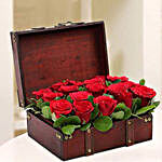 Red Roses Arrangement in Box