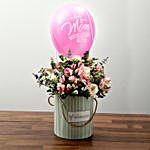 Mixed Flower Array and Balloon for Mothers Day