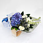 Elegant Bouquet Of Blues and Whites