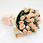 Peach Love 20 Roses Bouquet