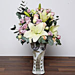 Mixed Delicate Flower Vase