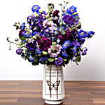 Purple and Blue Flower Arrangement With Truffles
