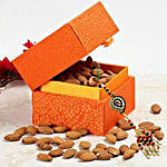 Box of Almonds with Lumba Rakhi