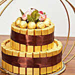 Delicious Two Tier Chocolate Tower